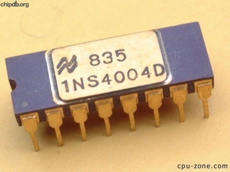 National Semiconductor INS4004D printed 1NS4004D 7835