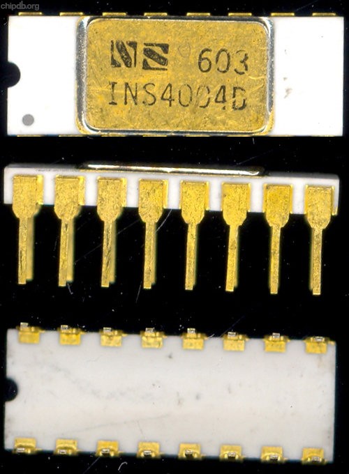 National Semiconductor INS4004D white