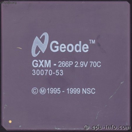 Geode GXM 266P 2.9V 70C