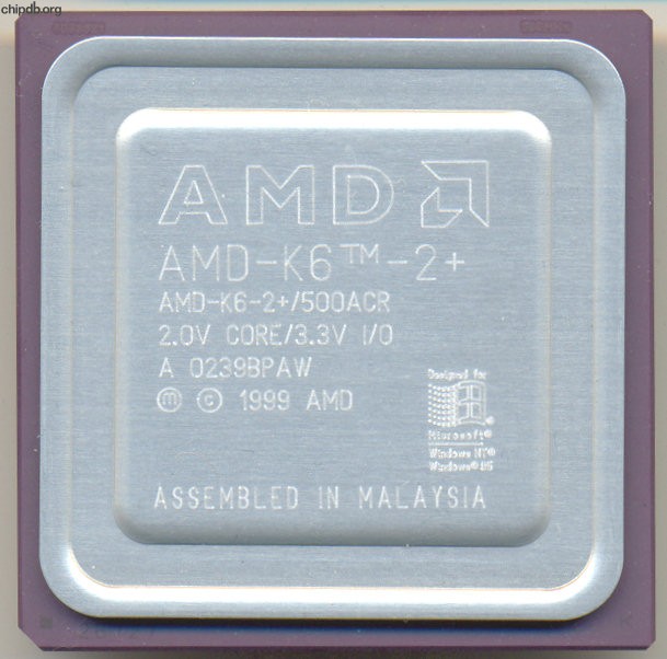 AMD AMD-K6-2+/500ACR