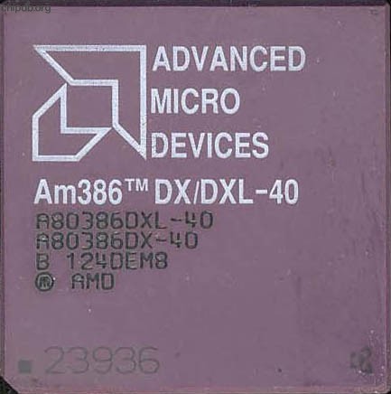 AMD A80386DX/DXL-40 rev B