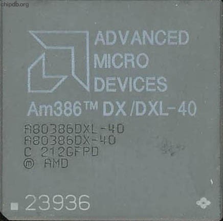 AMD A80386DX/DXL-40 Rev C grey ceramic