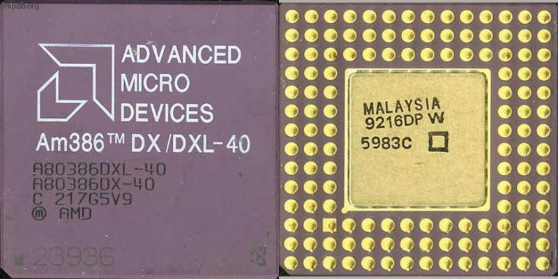 AMD A80386DX/DXL-40 Rev C