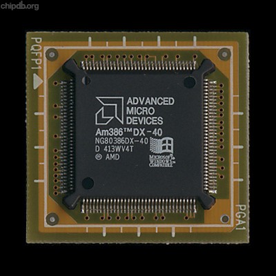 AMD NG80386DX-40 windows logo diff print