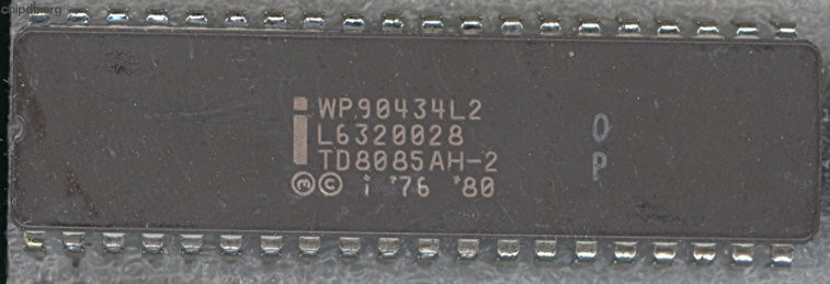 Intel TD8085AH-2 76 80 four rows text