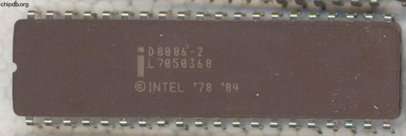 Intel D8086-2 INTEL 78 84
