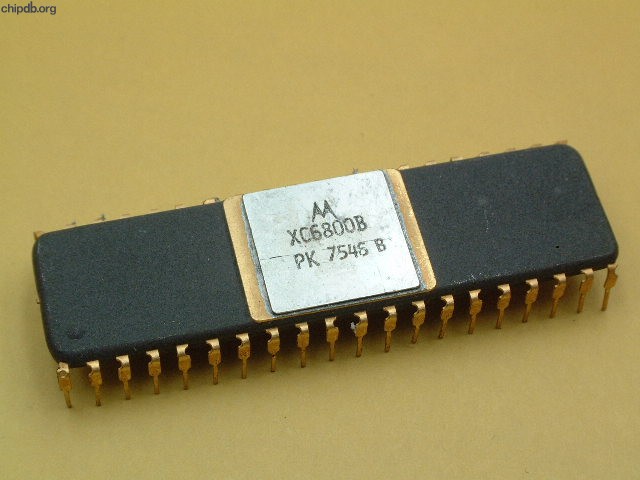 Motorola XC6800B silver lid