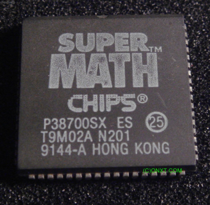 Chips & Technologies P38700SX 25 ES