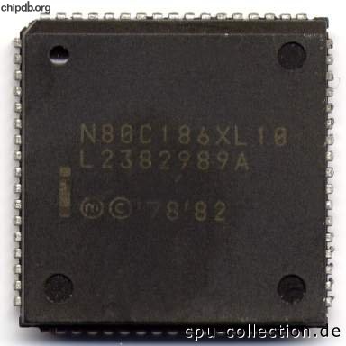 Intel N80C186XL10 78 82