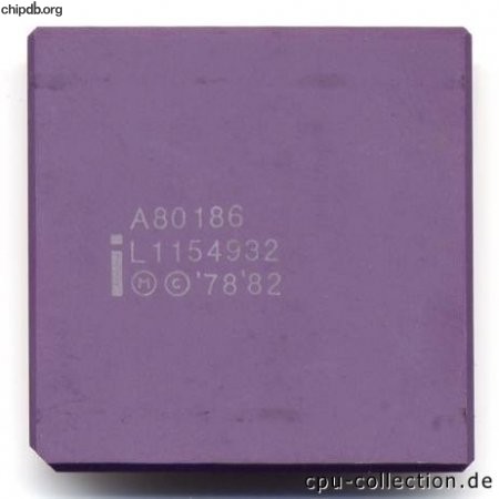 Intel A80186 78 82