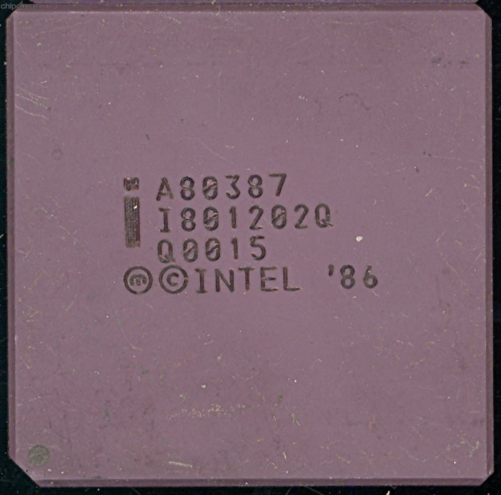 Intel A80387 Q0015