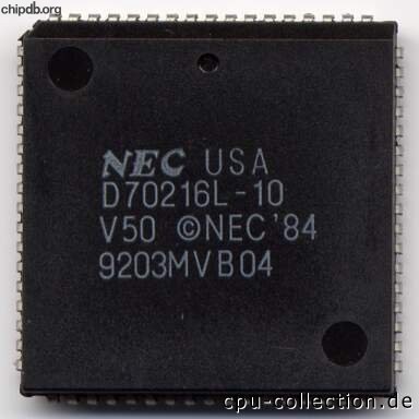 NEC D70216L-10 V50 USA diff logo