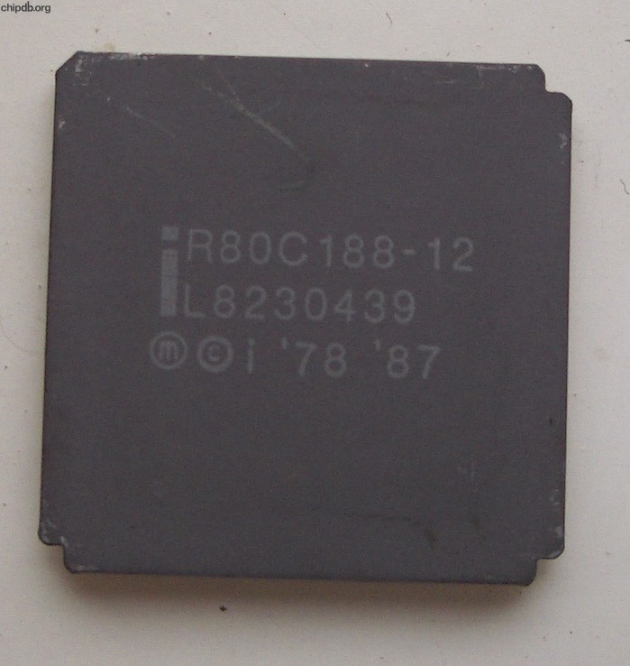 Intel R80C188-12