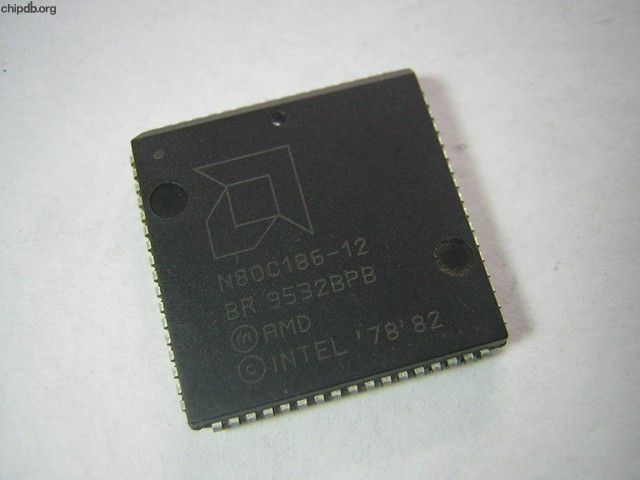 AMD N80C186-12 engraved 2