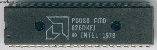 AMD P8088 AMD INTEL 1978