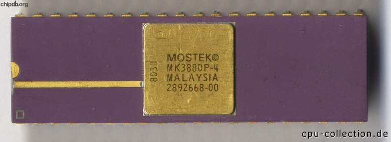 Mostek MK3880P-4 purple ceramic Malaysia