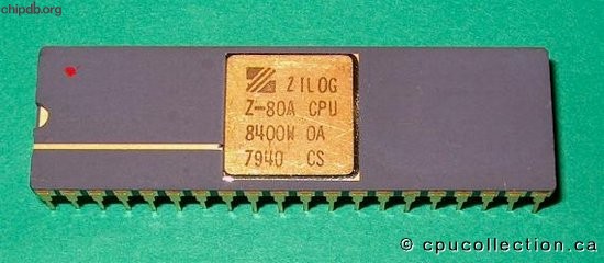 Zilog Z80A 8400 Customer Sample
