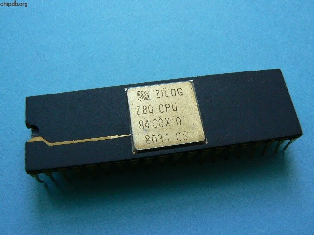 Zilog  Z80 CPU 8400X (CDIP)