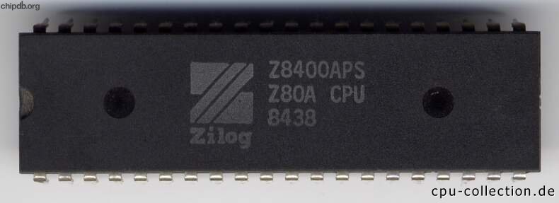Zilog Z8400APS diff print