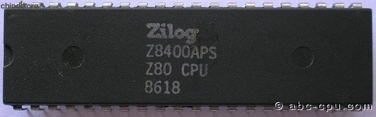 Zilog Z8400APS no logo