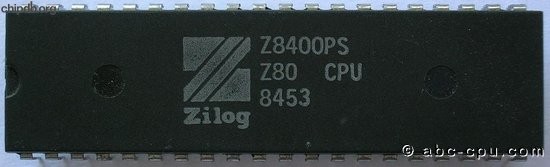 Zilog Z8400PS big logo