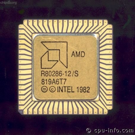 AMD R80286-12/S big logo AMD