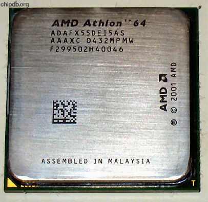 AMD Athlon 64 FX-55 ADAFX55DEI5AS AAAXC