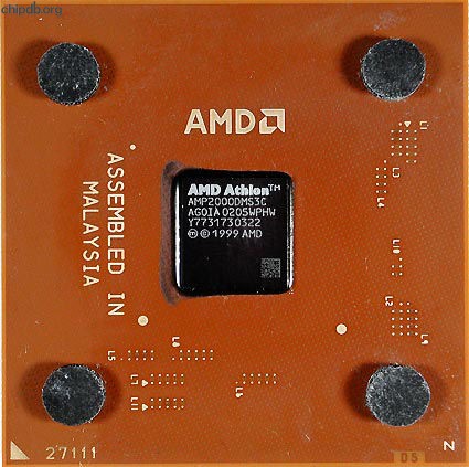 AMD Athlon MP AMP2000DMS3C AGOIA