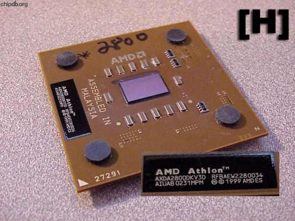 AMD Athlon XP AXDA2800DKV3D AIUAB ES