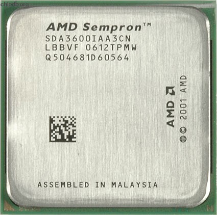 AMD Sempron 3600+ SDA3600IAA3CN LBBVF