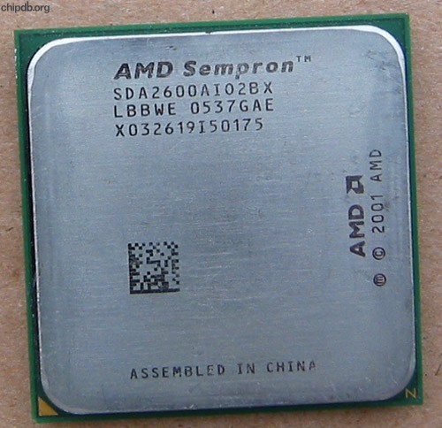 AMD Sempron 64 2600+ SDA2600AIO2BX LBBWE