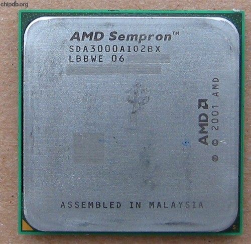 AMD Sempron 64 3000+ SDA3000AIO2BX LBBWE