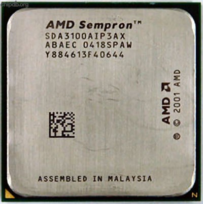 AMD Sempron 3100+ SDA3100AIP3AX ABAEC