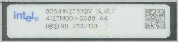 Intel Itanium 80541KZ7332M SL4LT