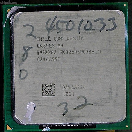 Intel Pentium 4 RK80546PG0881M QK34ES