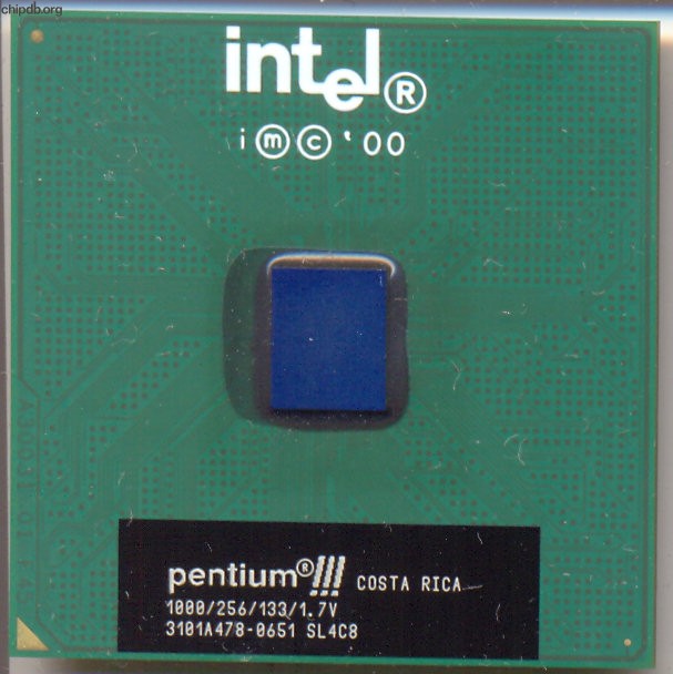 Intel Pentium III 1000/256/133/1.7V SL4C8 COSTA RICA