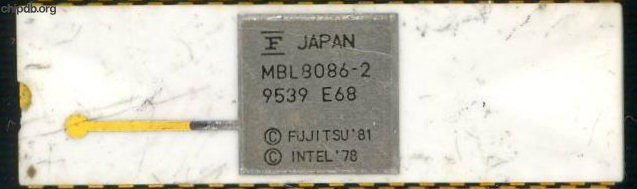 Fujitsu MBL8086-2 ceramic with copyright