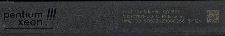 Intel Pentium III Xeon 80526KZ1000256 QY18ES
