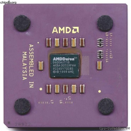 AMD Duron D600AUT1B AKBA