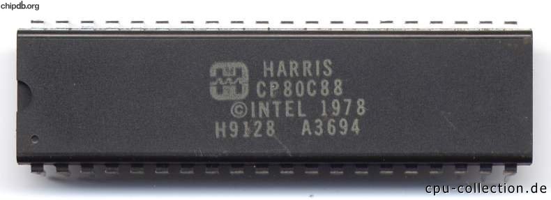 Harris CP80C88 diff logo