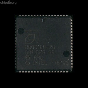 AMD N80C188-20 engraved