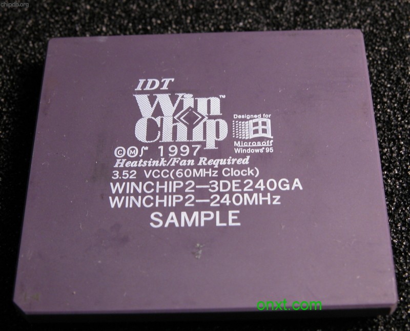 IDT WINCHIP2-3DE240GA SAMPLE
