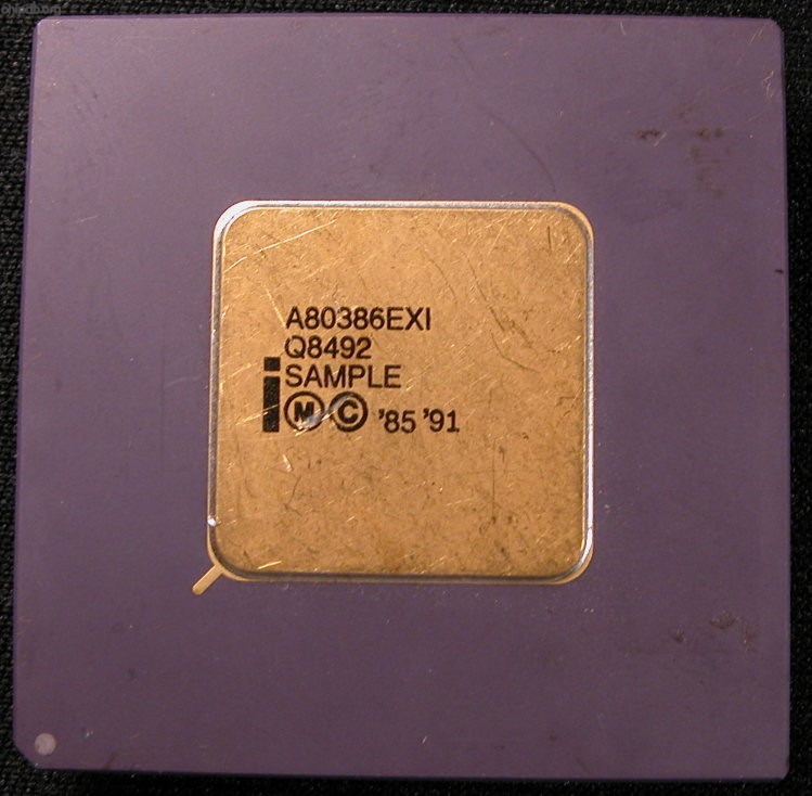 Intel A80386EXI Q8492 SAMPLE