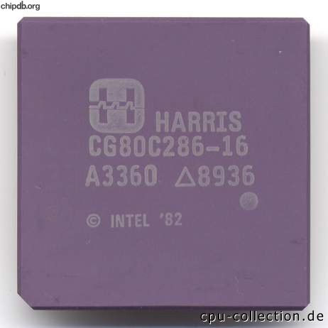 Harris CG80C286-16 INTEL 82