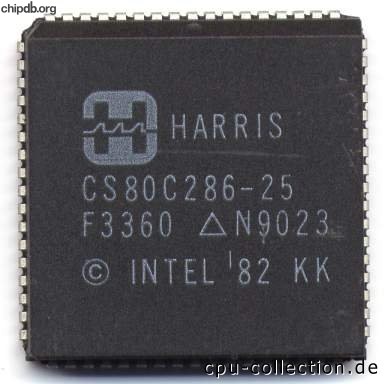 Harris CS80C286-25 milspec