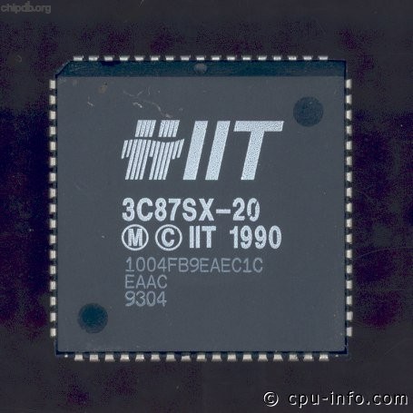 IIT 3C87SX-20 diff print
