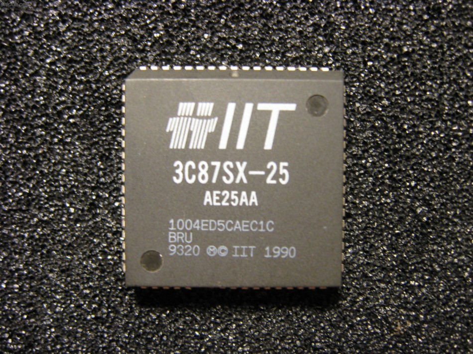 IIT 3C87SX-25 diff print