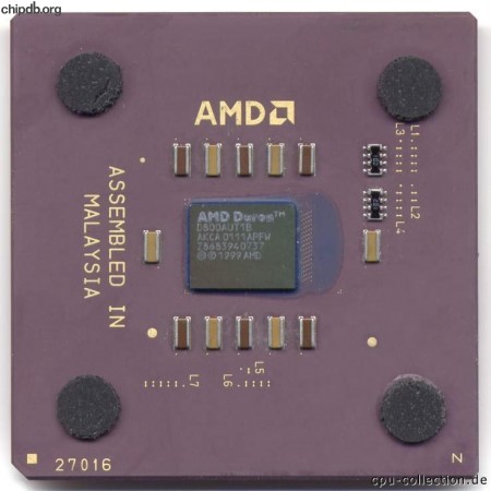 AMD Duron D800AUT1B AKCA 27016 corner