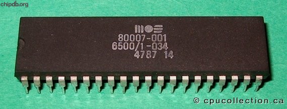 MOS 6500/1-034