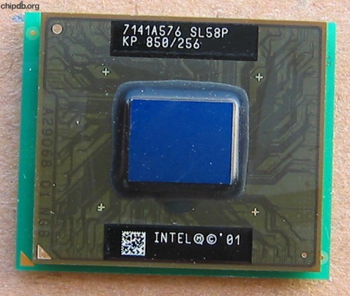 Intel Pentium III Mobile KP 850/256 SL58P